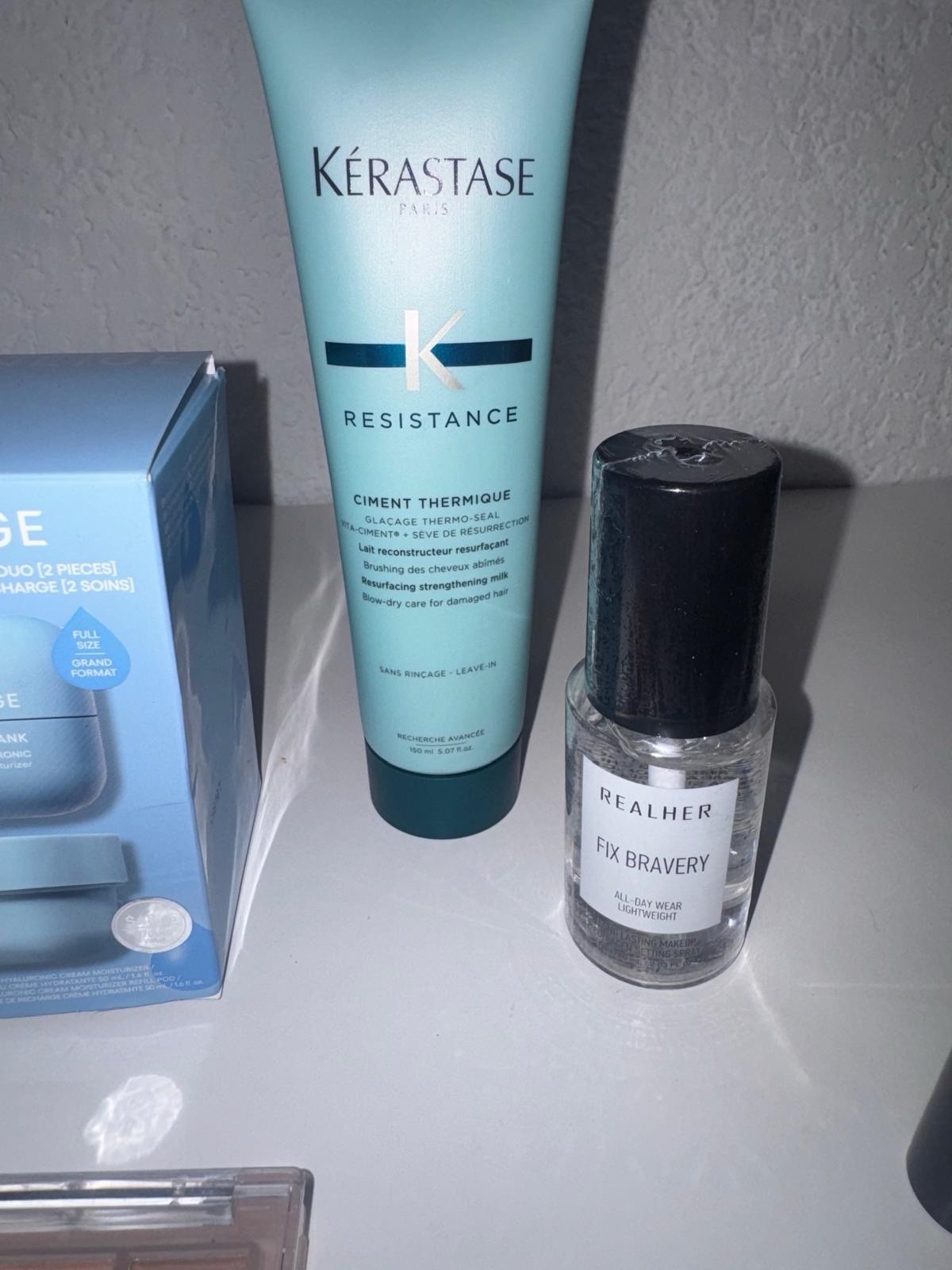 Assorted Full Size Hydrating Beauty Lot: Laneige Water Bank, Kerastase, Realher