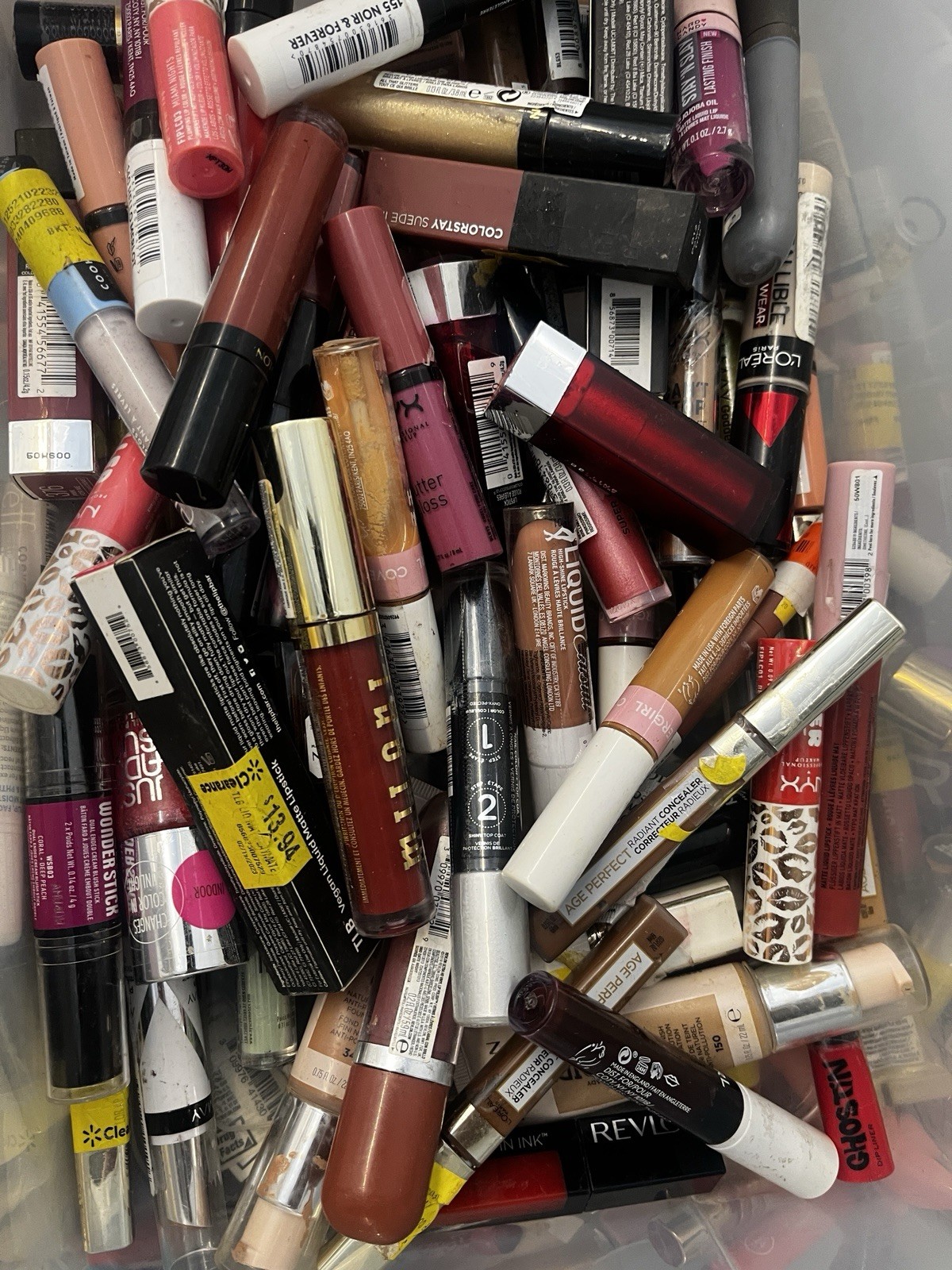 50-Piece Wholesale Bulk Makeup Assorted Cosmetics/Nails/Hair/Skin Lot NEW