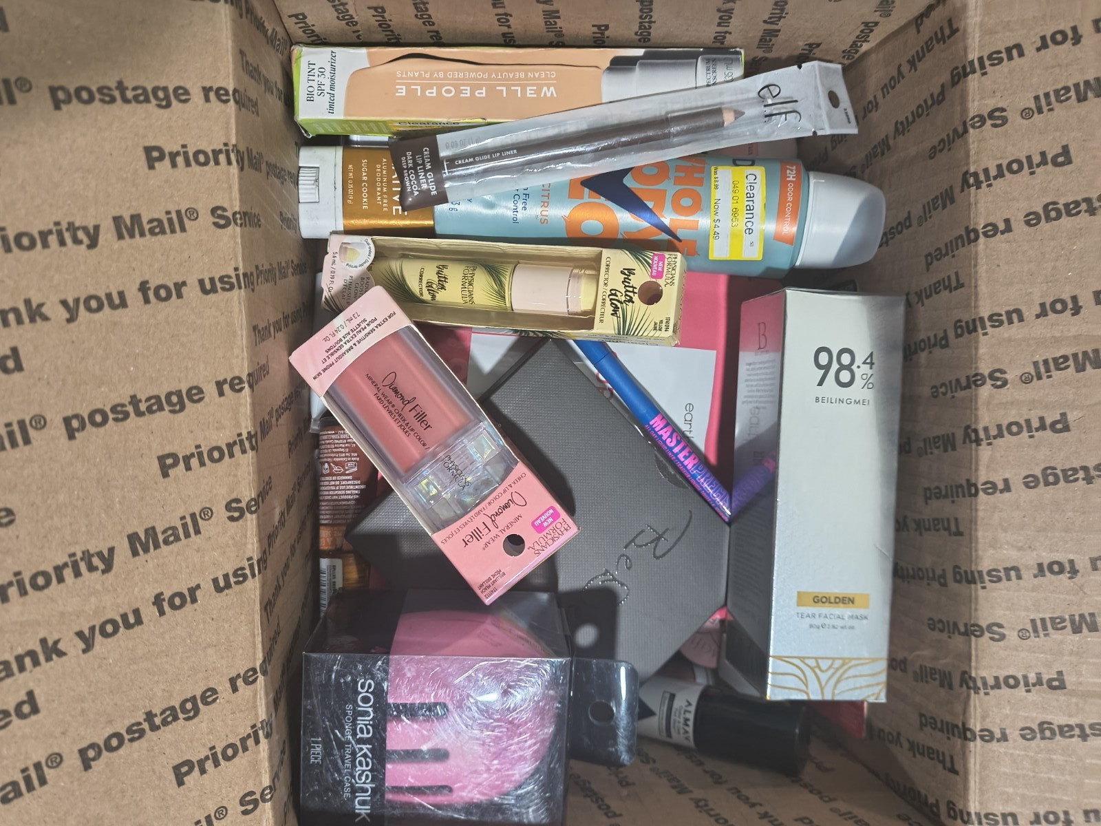 Beauty Bundle 20 Piece Lot Hair and Skin Items EL.F., Pacifica, Revlon, OPI…