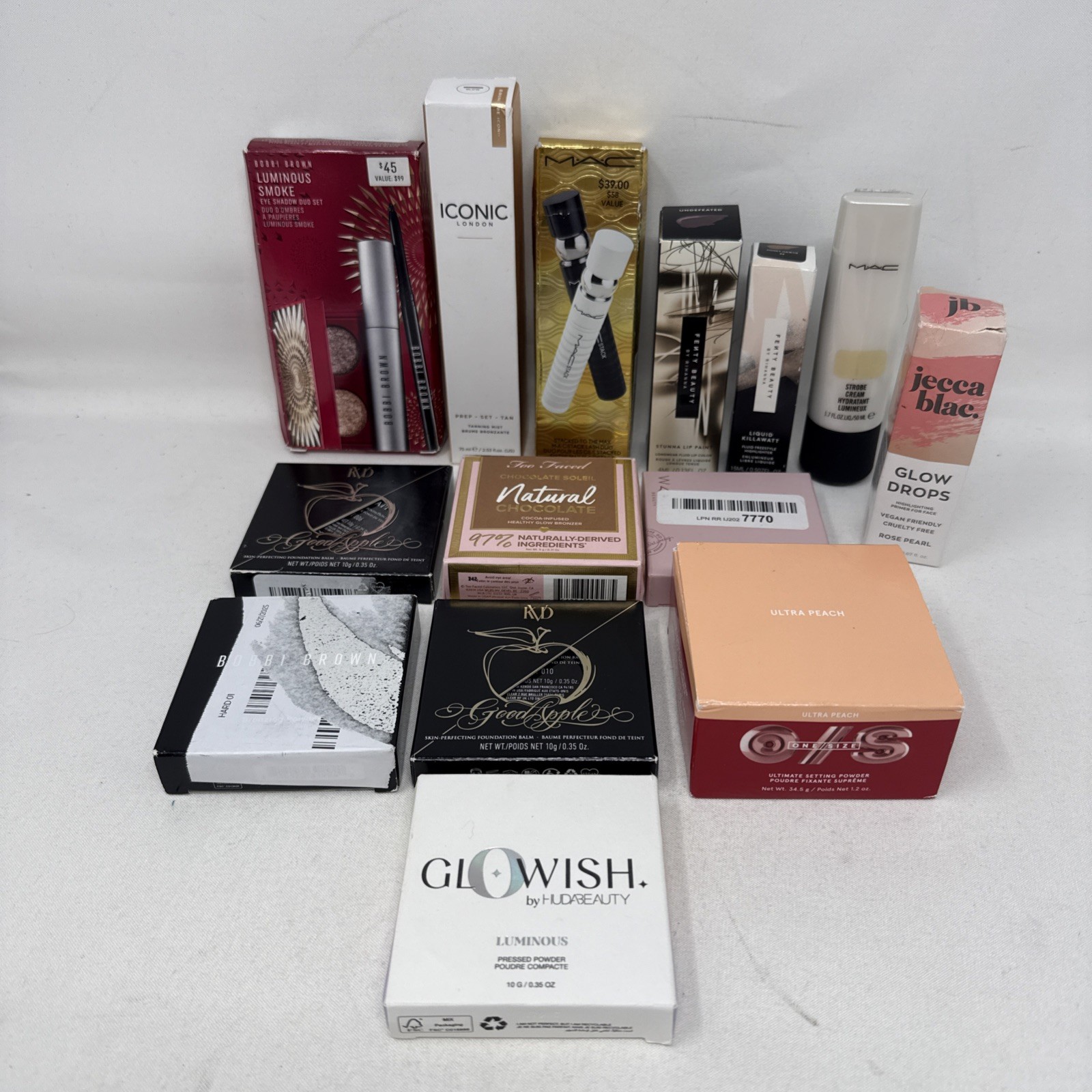 14Assorted Full Size Makeup Lot: New & Tried Mac, , KVD, O/S,Bobbi Brown RN 4