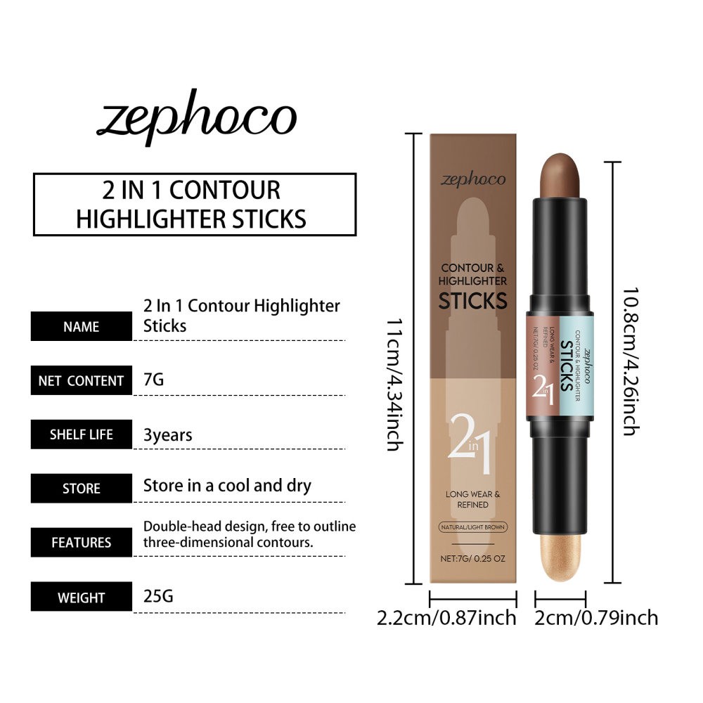 hoco natural color light curry color 2 in 1 outline and high light