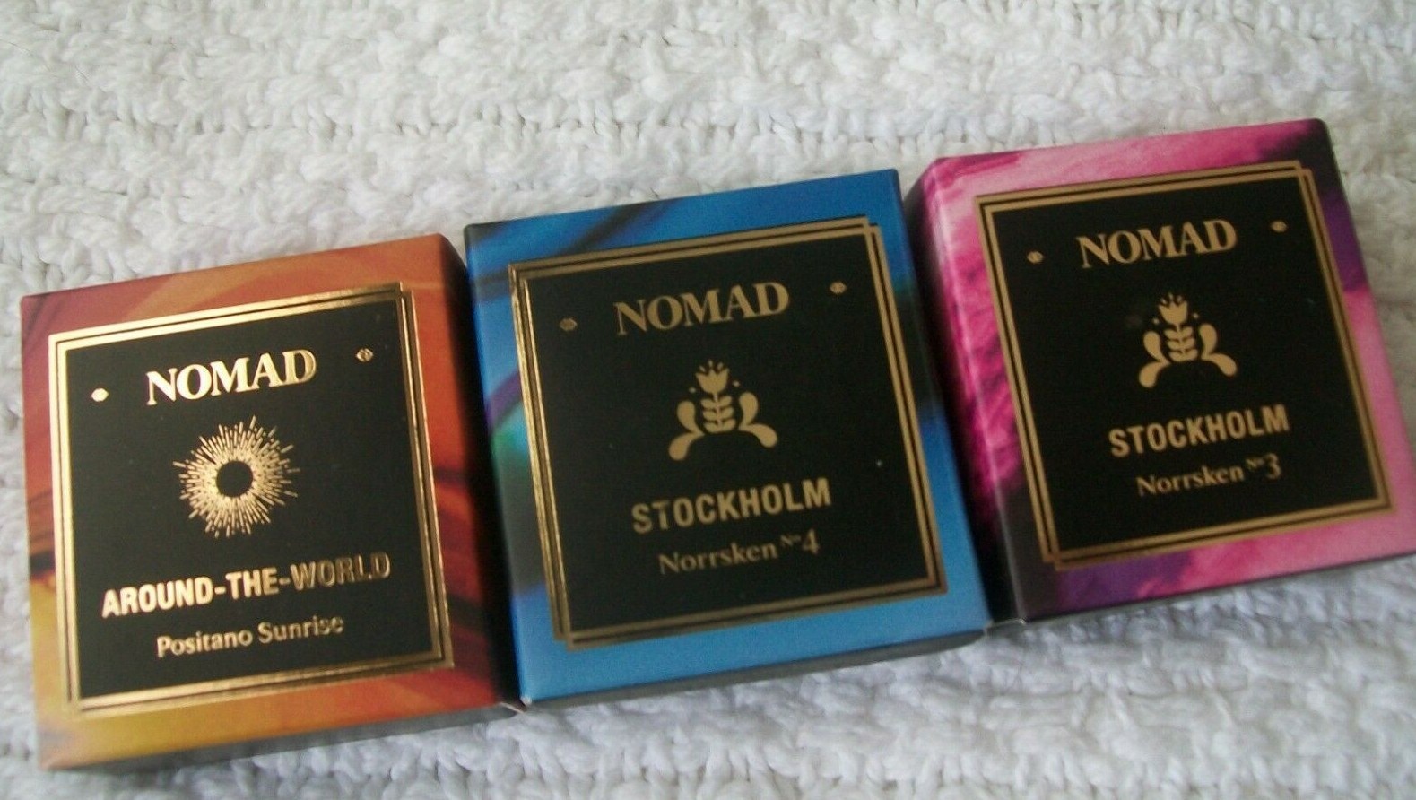 Nomad Cosmetics Positano Sunshine Norrsken No.3 & 4 Blush Highlighter Eyeshadow