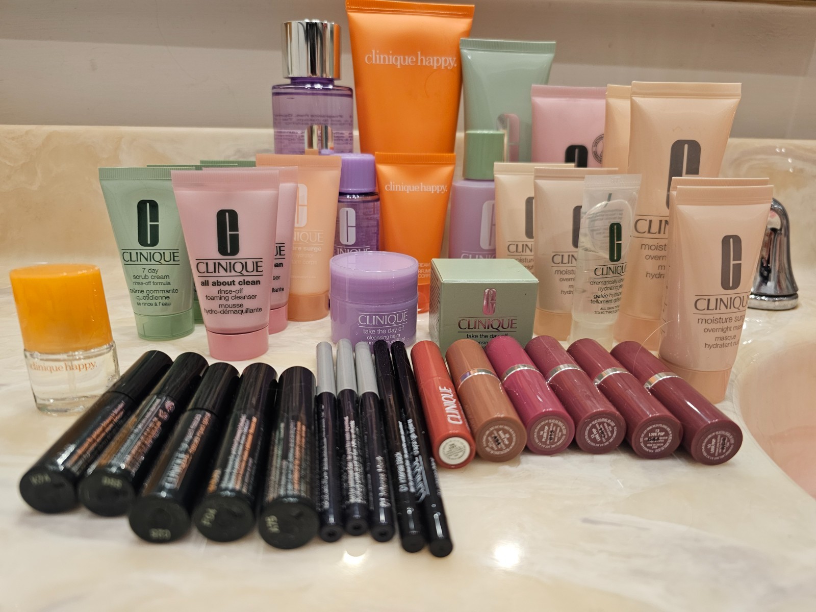 Clinique Beauty Lot of 50+ Items, Brand New, Some Full Sizes + Bonuses