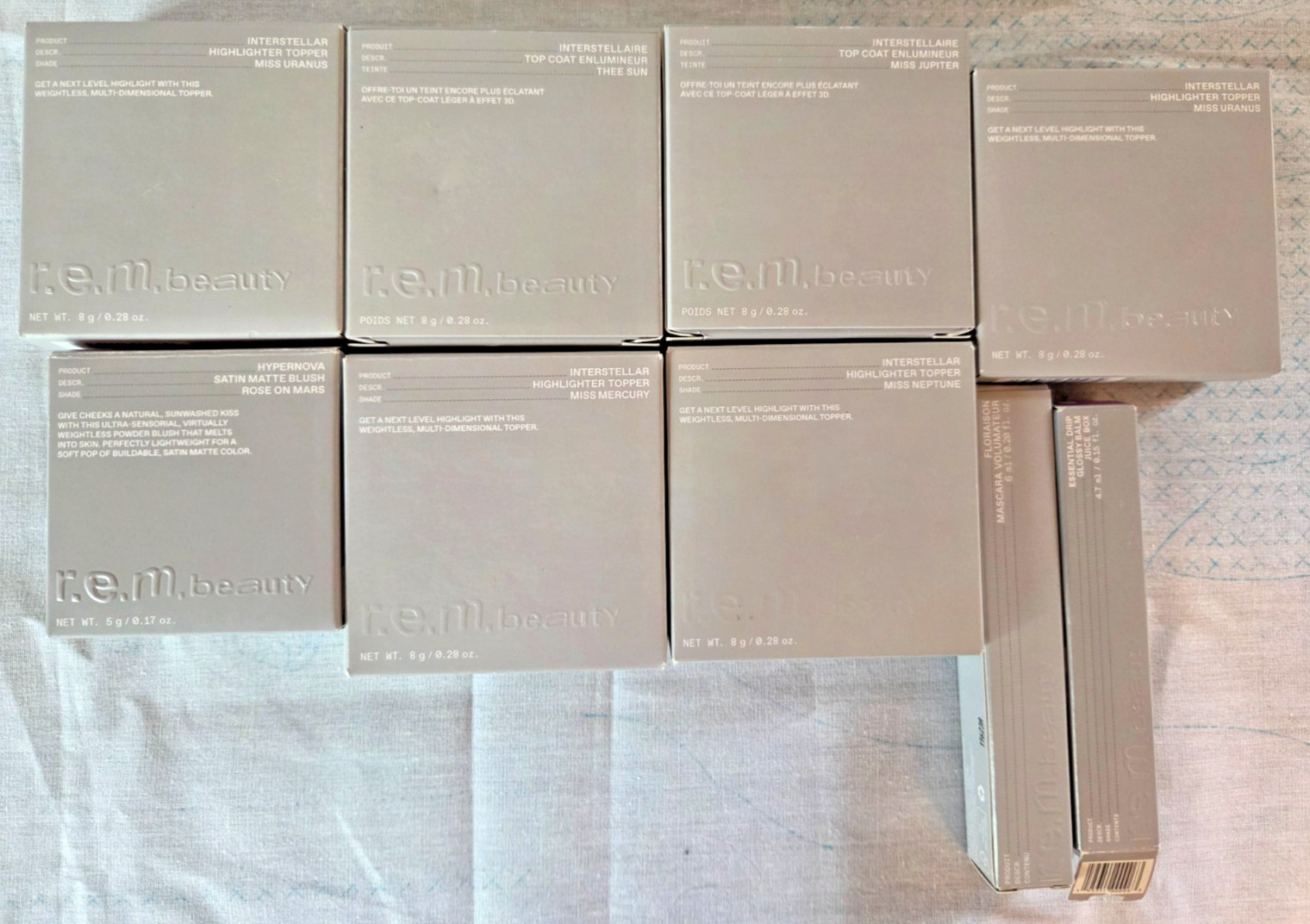 9 Item R.E.M. Makeup Beauty Bundle Lot #8 New Standard Sized Items Mixed Lot