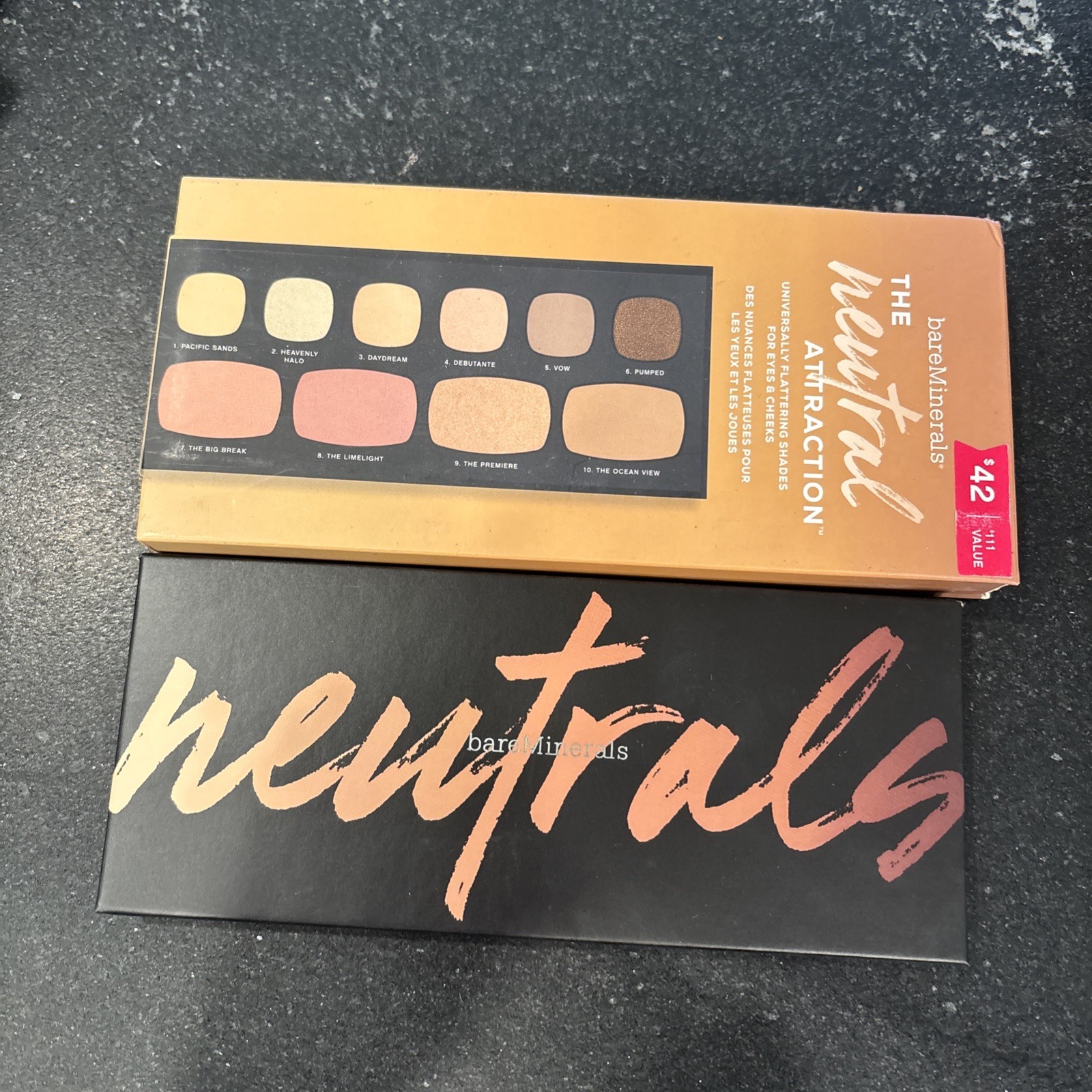 RARE Bare Minerals The Neutral Attraction Shades For Eyes And Cheeks Palette