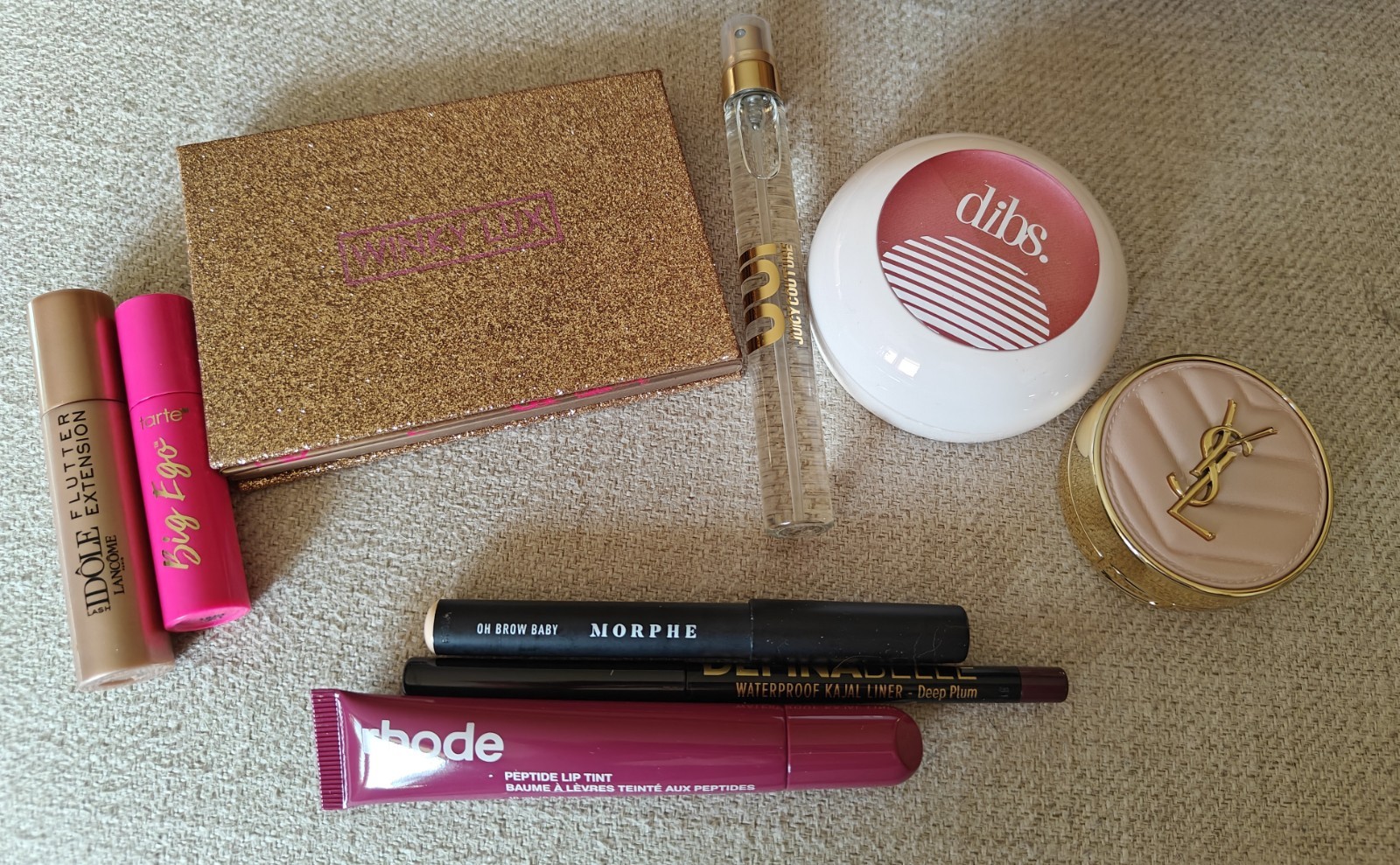 Beauty Bundle Feat: YSL, Lancome, Rhode, Tarte, Morphe, Dibs, Winky Lux & Juicy
