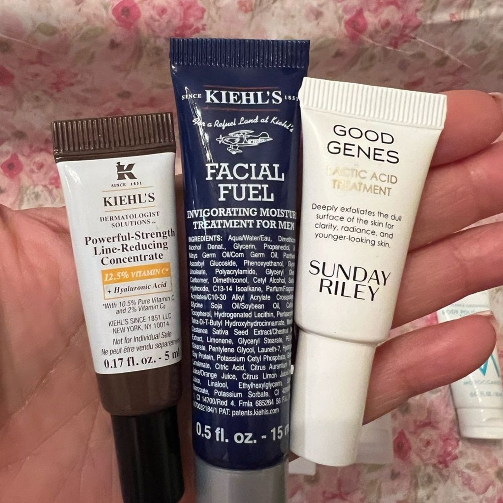 11pc Sample bundle Moroccan oil,Kielhs, Sunday Riley, lancer, Aveda Sephora Ulta