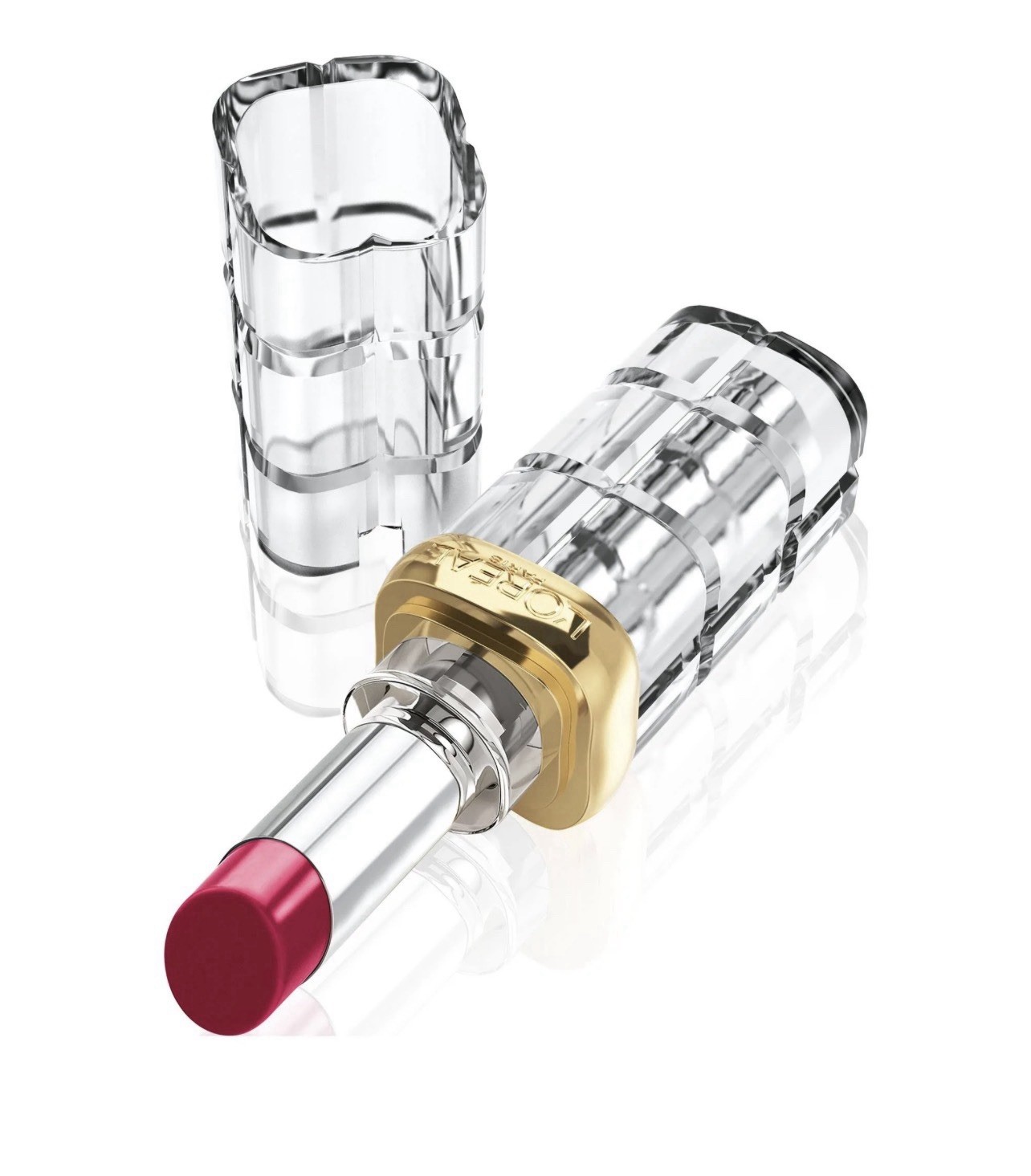 LOREAL Lip Glassy Garnet 926 Deep Garnet Lipstick & Beauty Accessories Set 3 pcs