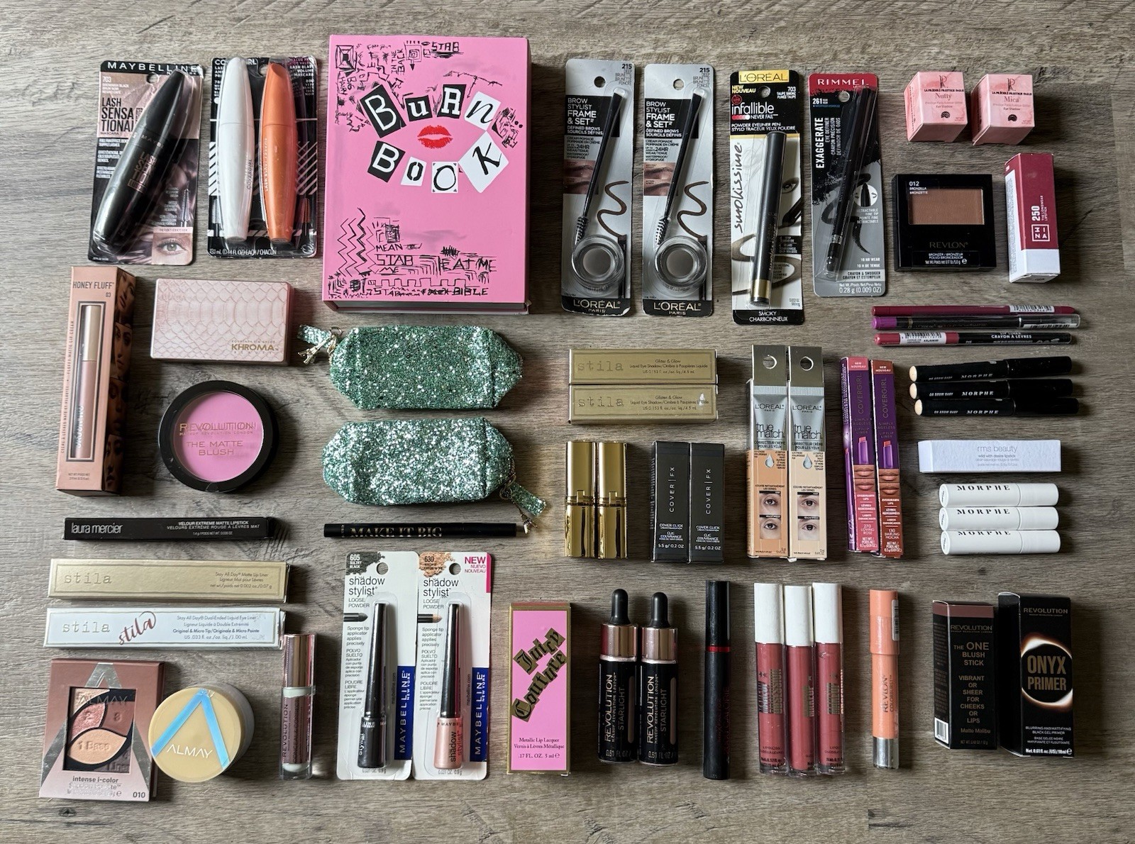 BEAUTY MAKEUP Mixed Lot Bundle – 55pc Stila Morphe Juicy Couture Cover FX RMS
