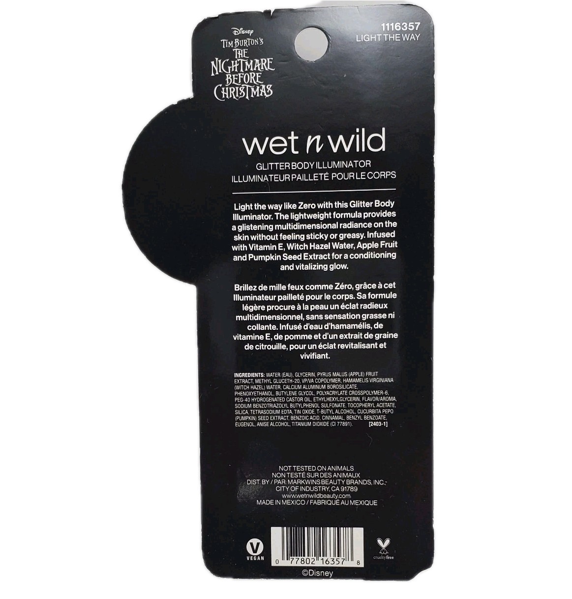 Wet N Wild Nightmare before Christmas Collection Limited Edition, LOT OF 4
