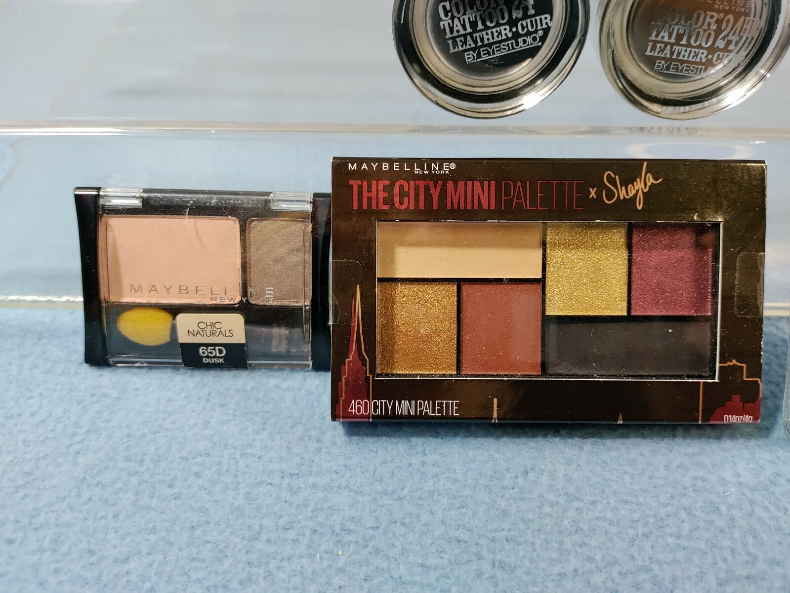 NEW LOT OF 5 MAYBELLINE MAKEUP EYE SHADOW & FACE BRUSH