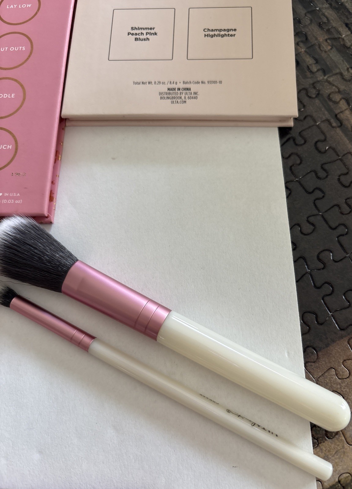 Sephora Vintage Brush, coLoRPoP Palette Makeup Eyeshadows+Ulta Lot