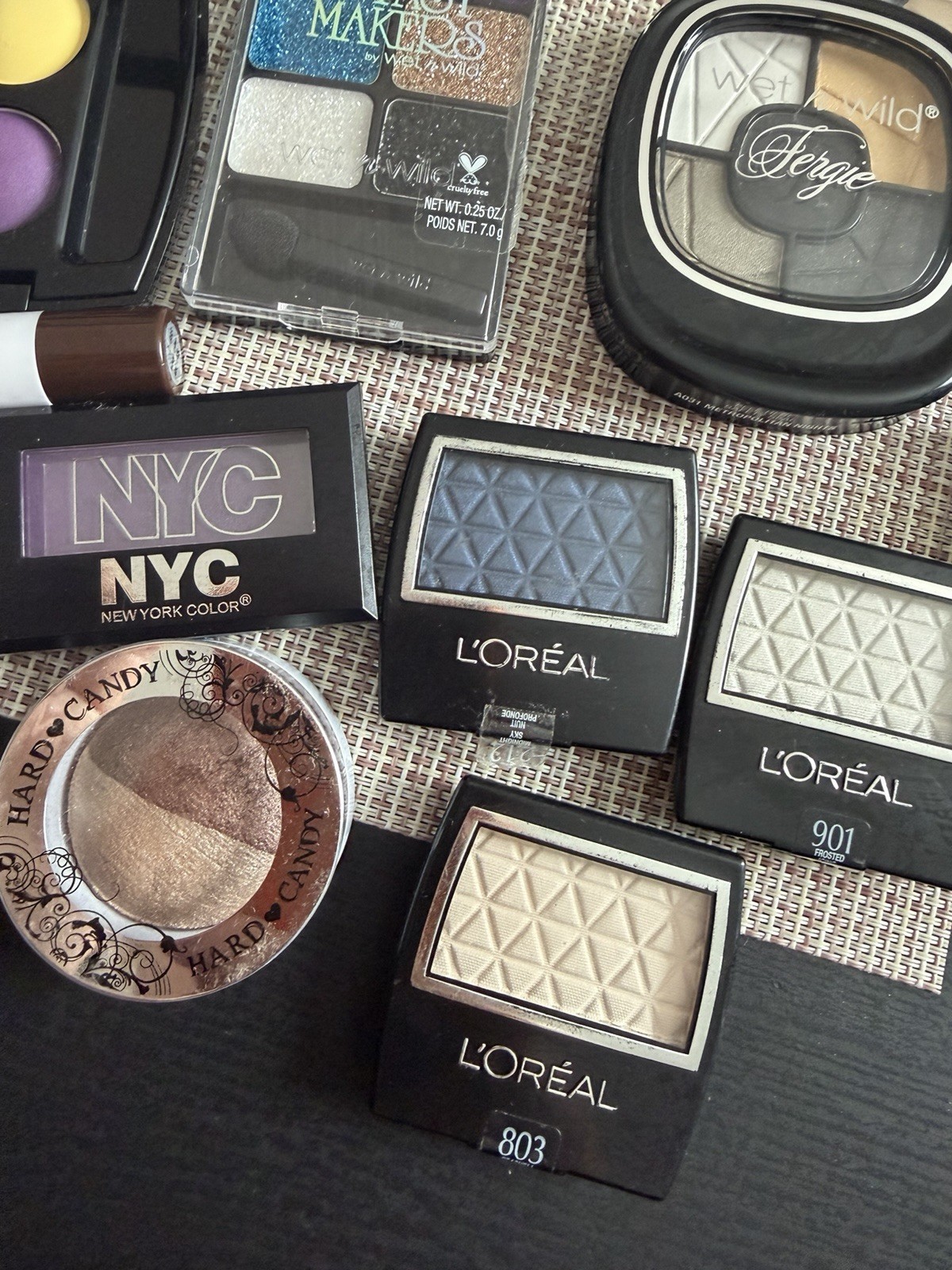 Mixed Makeup Lot Avon Loreal Almay CoverGirl Wet n Wild Eyeshadow Collection