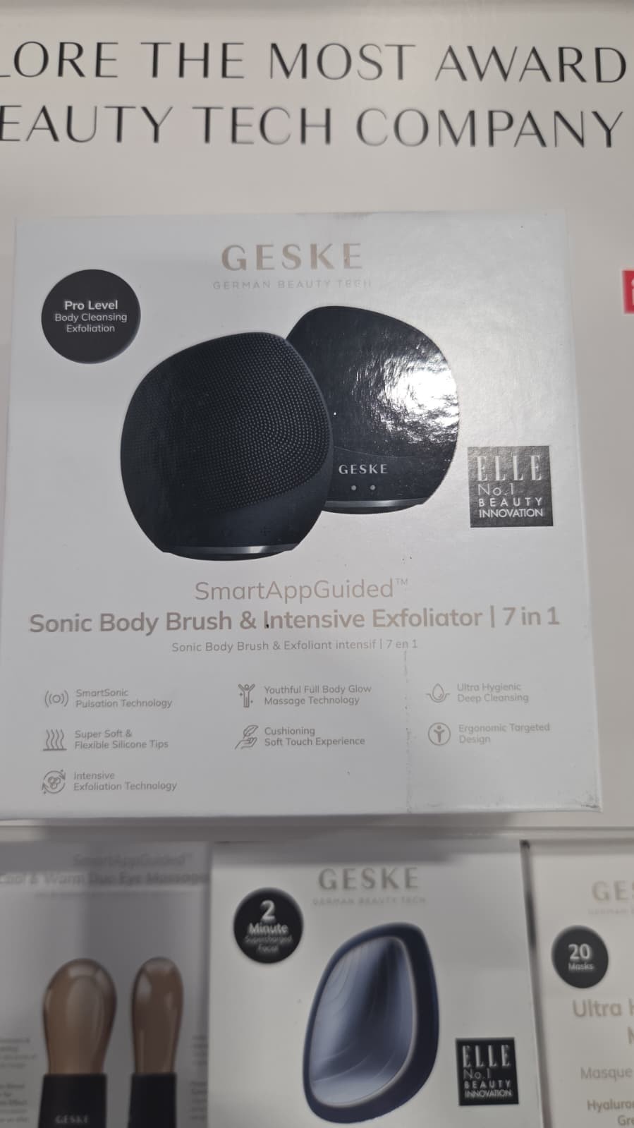 GESKE German Beauty Tech Premium Bundle Box 17+ NEW Sealed Beauty Devices
