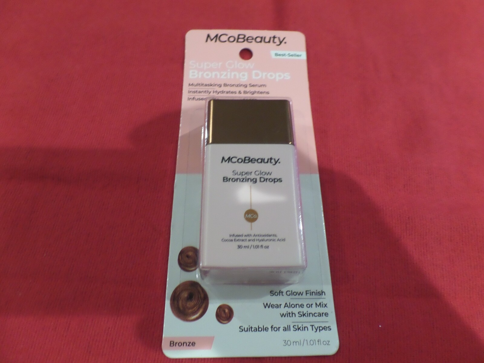 MCo Beauty Super Glow Bronzing Drops Antioxidants 30ml Tan Face bronzer Summer