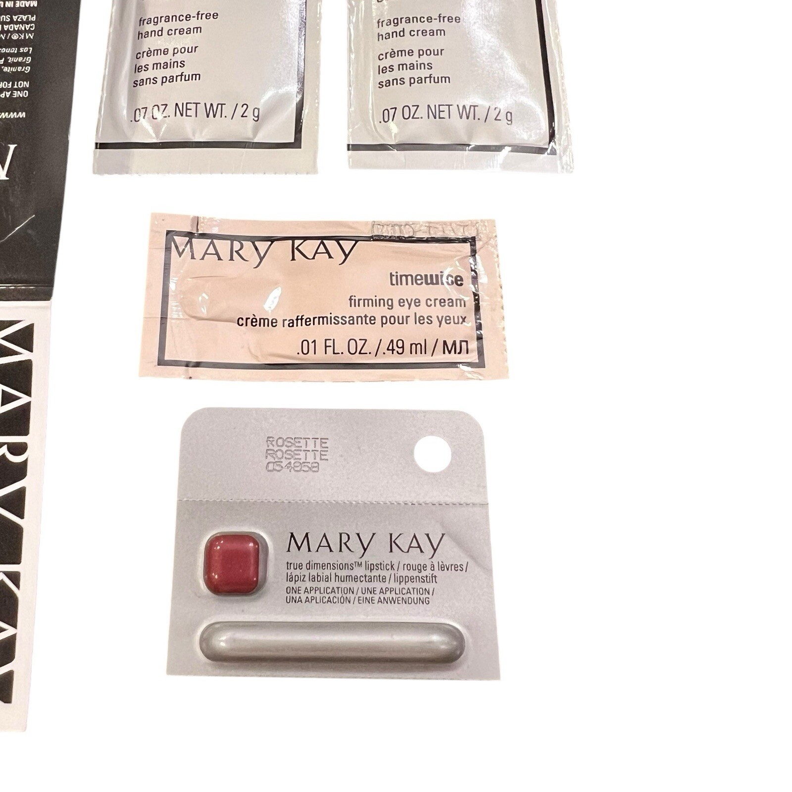 Mary Kay Lot Assorted Samples New & Discontinued Colors Single Use Travel #106