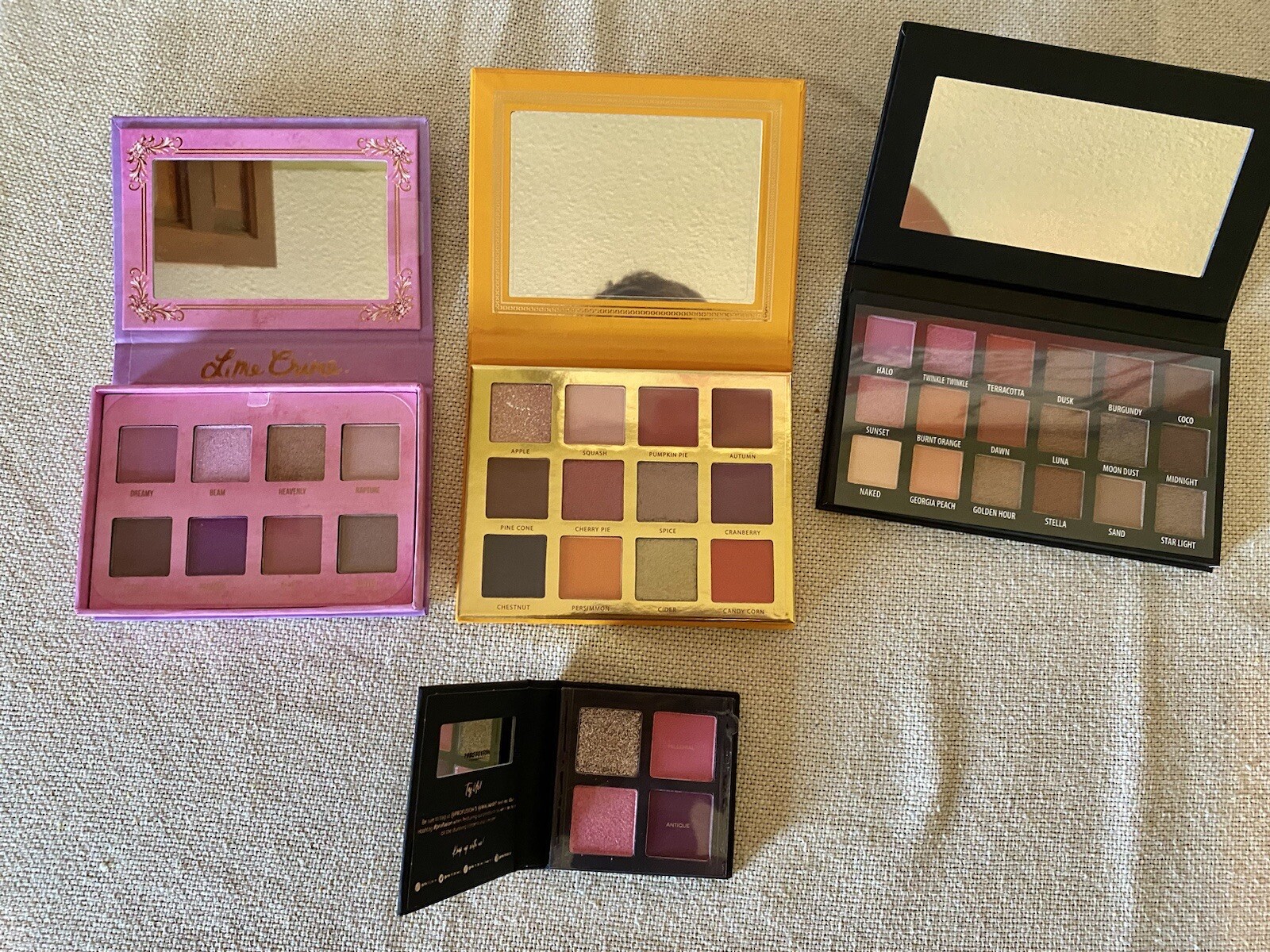 Lot of 5 Boxycharm Ipsy Eyeshadow Palette KAB Day Night Ace Beaute Falling Venus