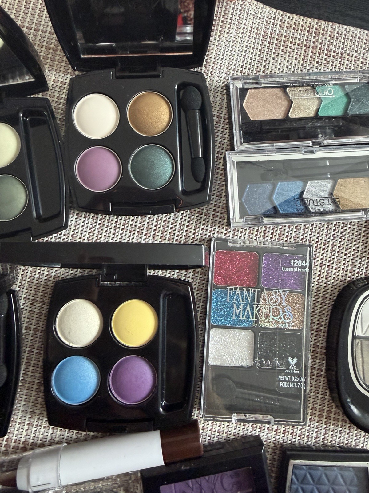 Mixed Makeup Lot Avon Loreal Almay CoverGirl Wet n Wild Eyeshadow Collection