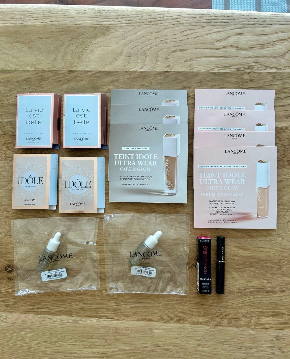Lancôme Bundle – Samples – Fragrance, Makeup & Skincare