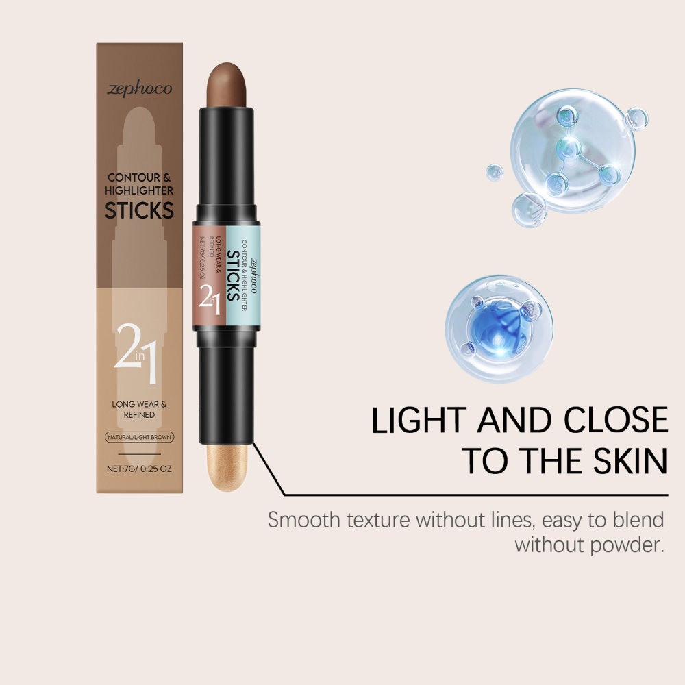 hoco natural color light curry color 2 in 1 outline and high light