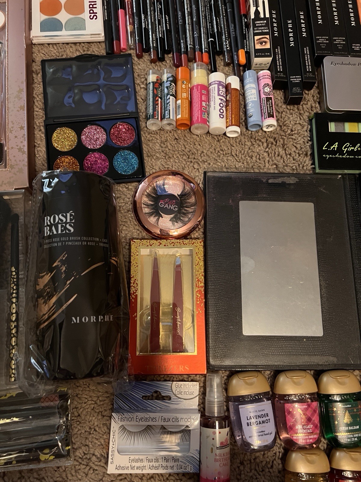 Full Size Mixed Makeup & Beauty Lot w/ Morphe, Too Faced, Clinique, NYX, ULTA