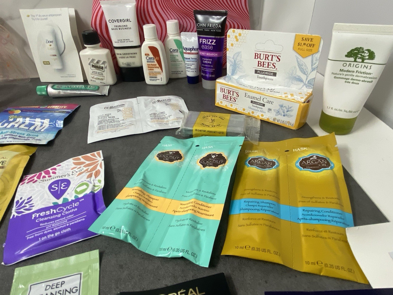 Walgreens Beauty Skincare Products 42 Pc Lot Mini Travel Sample +Bag