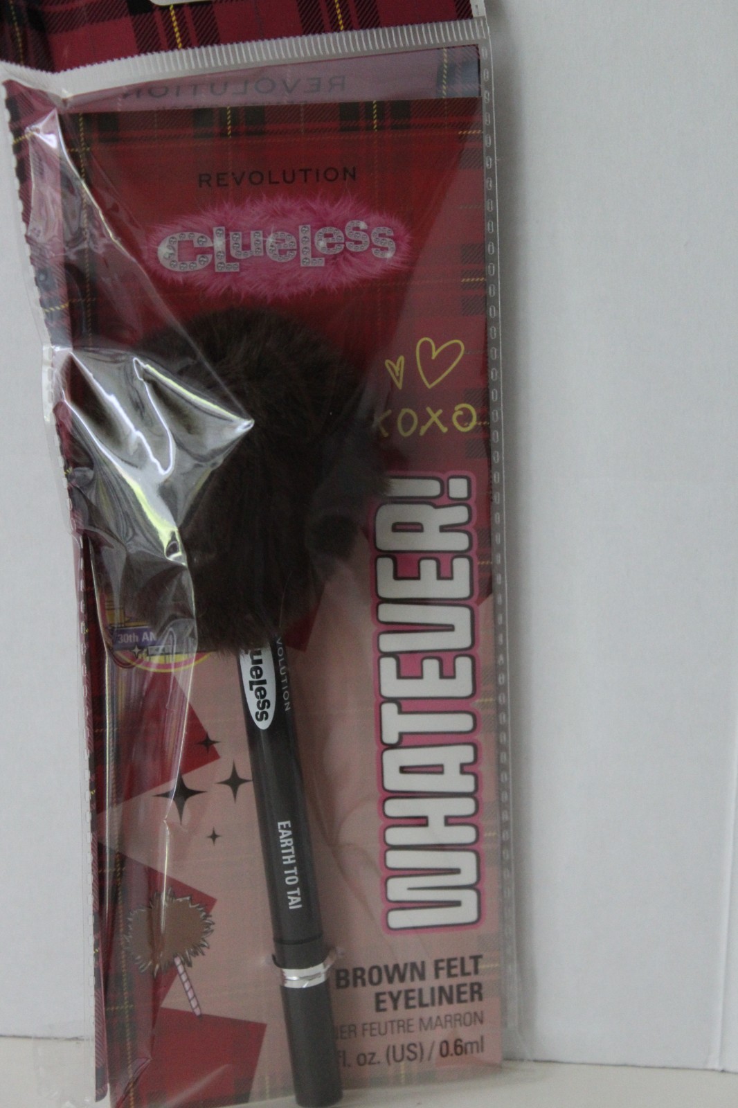 Clueless 30 year by Revolution makeup 3 piece set lip and eye liner/ blush