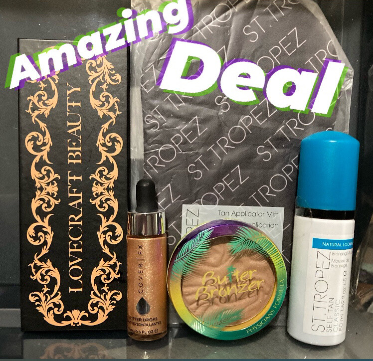 Makeup Bundle – HUGE SAVINGS – Christmas Gift – Bronzer – Self Tan – Palette