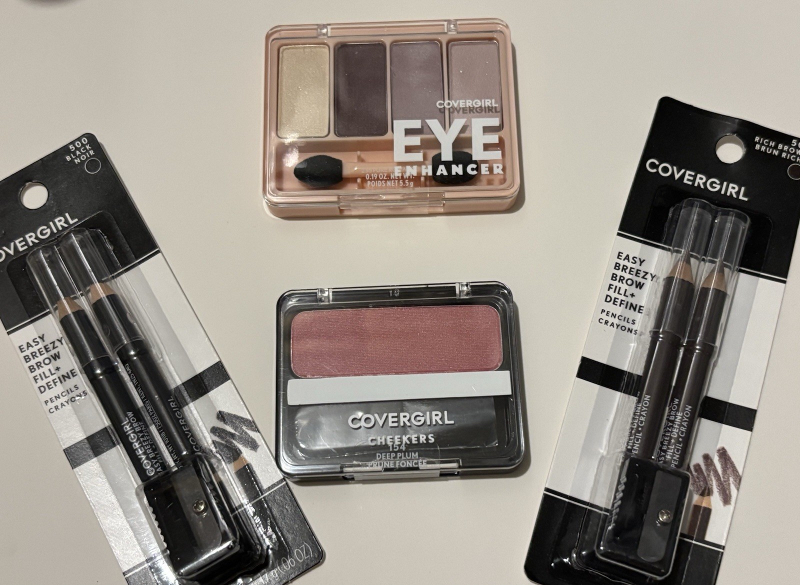 Cover Girl Makeup BUNDLE Lot Eyeshadow Eyeliner Blush Sealed New