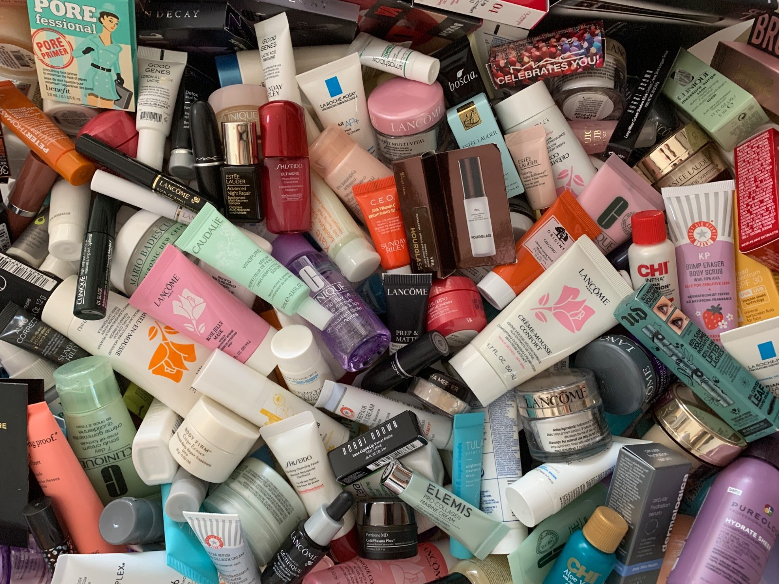 NEW! High End Mixed Lot Deluxe Travel Size Cosmetic Skincare Makeup Hair Samples
