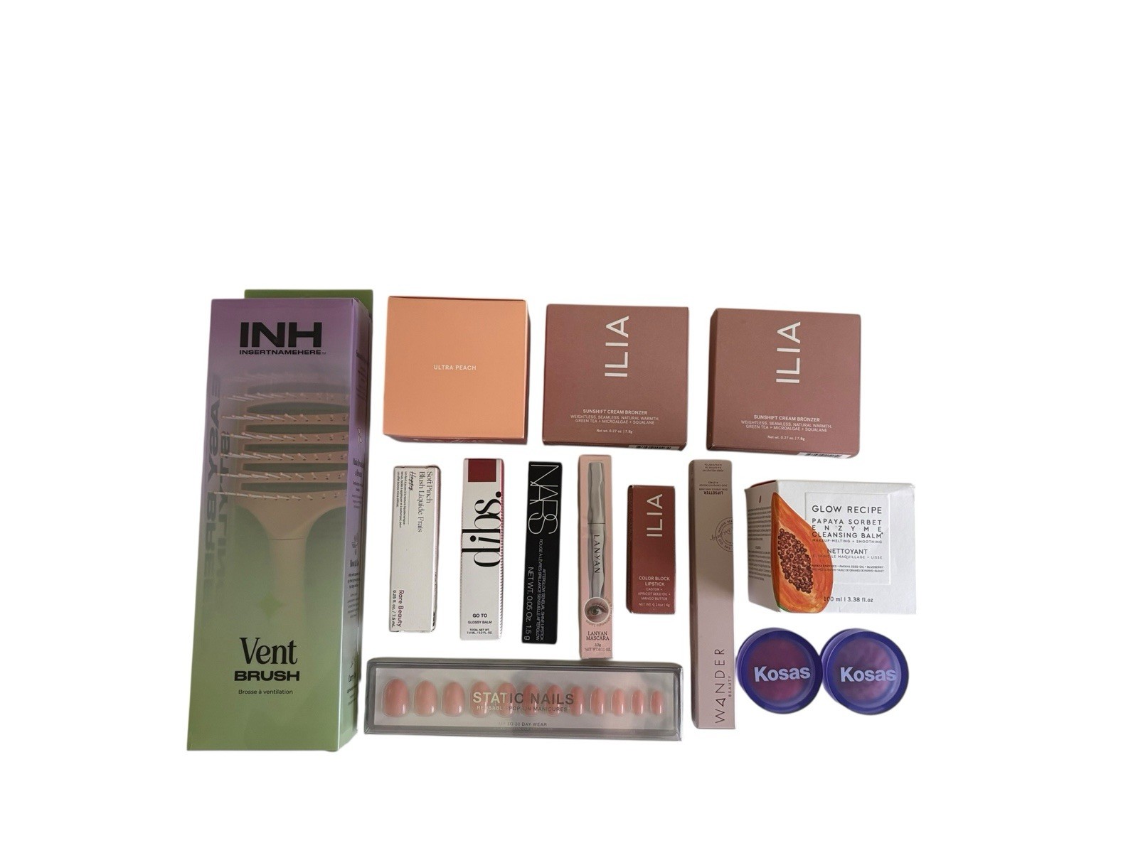 NEW High-End Makeup Bundle – ILIA, NARS, Rare Beauty, Glow Recipe ($300+ Value)