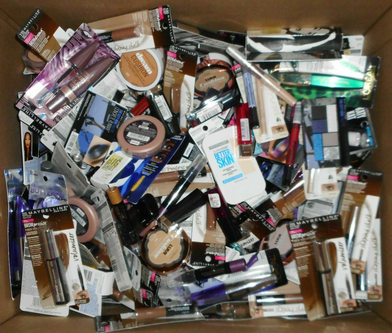WHOLESALE LOREAL/MAYBELLINE+OTHER MAJOR BRANDS COSMETICS *SEE VAR FOR COUNT*