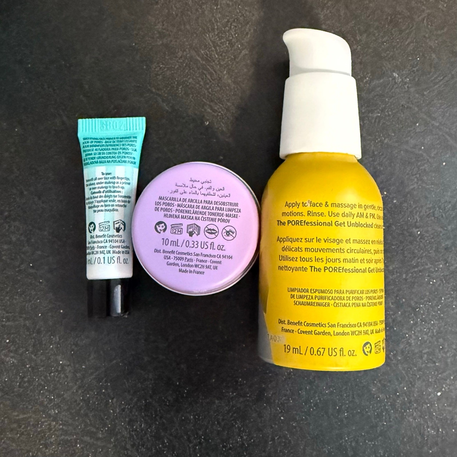Benefits Lil Pore Presents Pore-Fessional Primer, Good Cleanup, & Deep Retreat