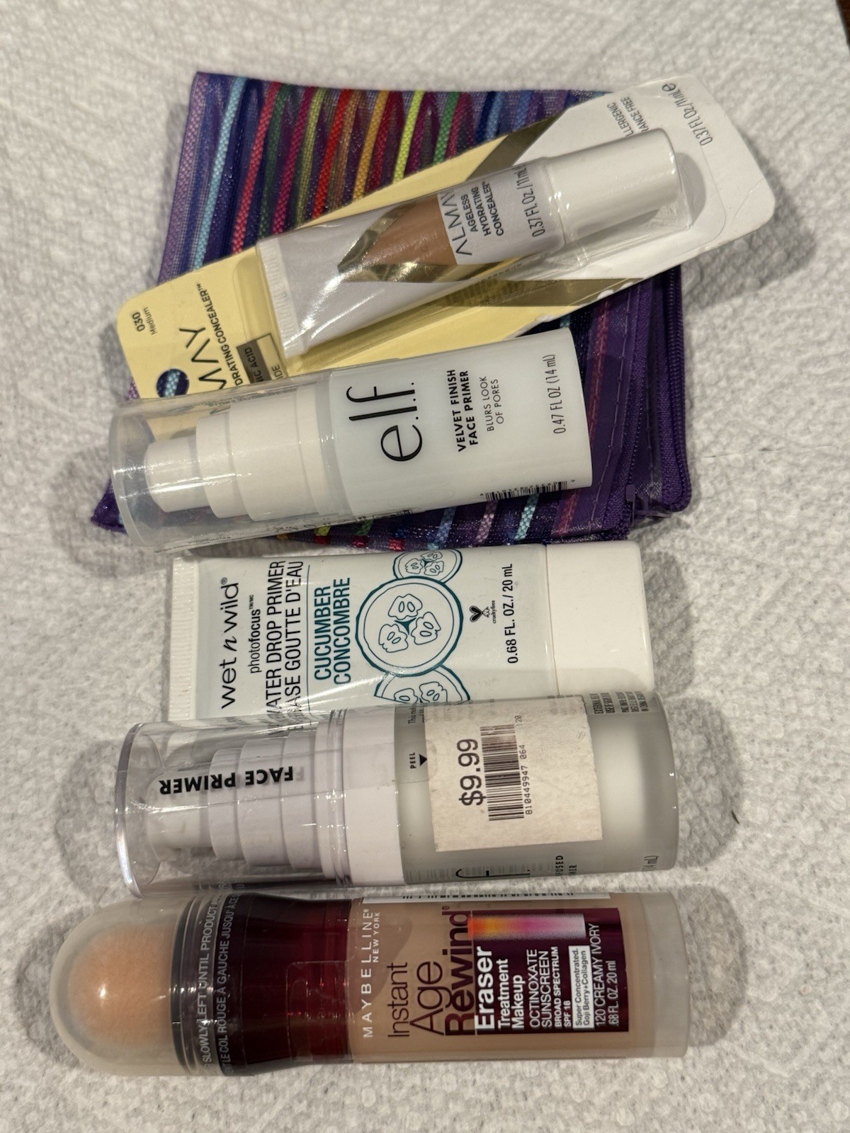 Physicians Formula e.l.f. Wet n Wild Maybelline Revlon Makeup Lot Full Size SPF…