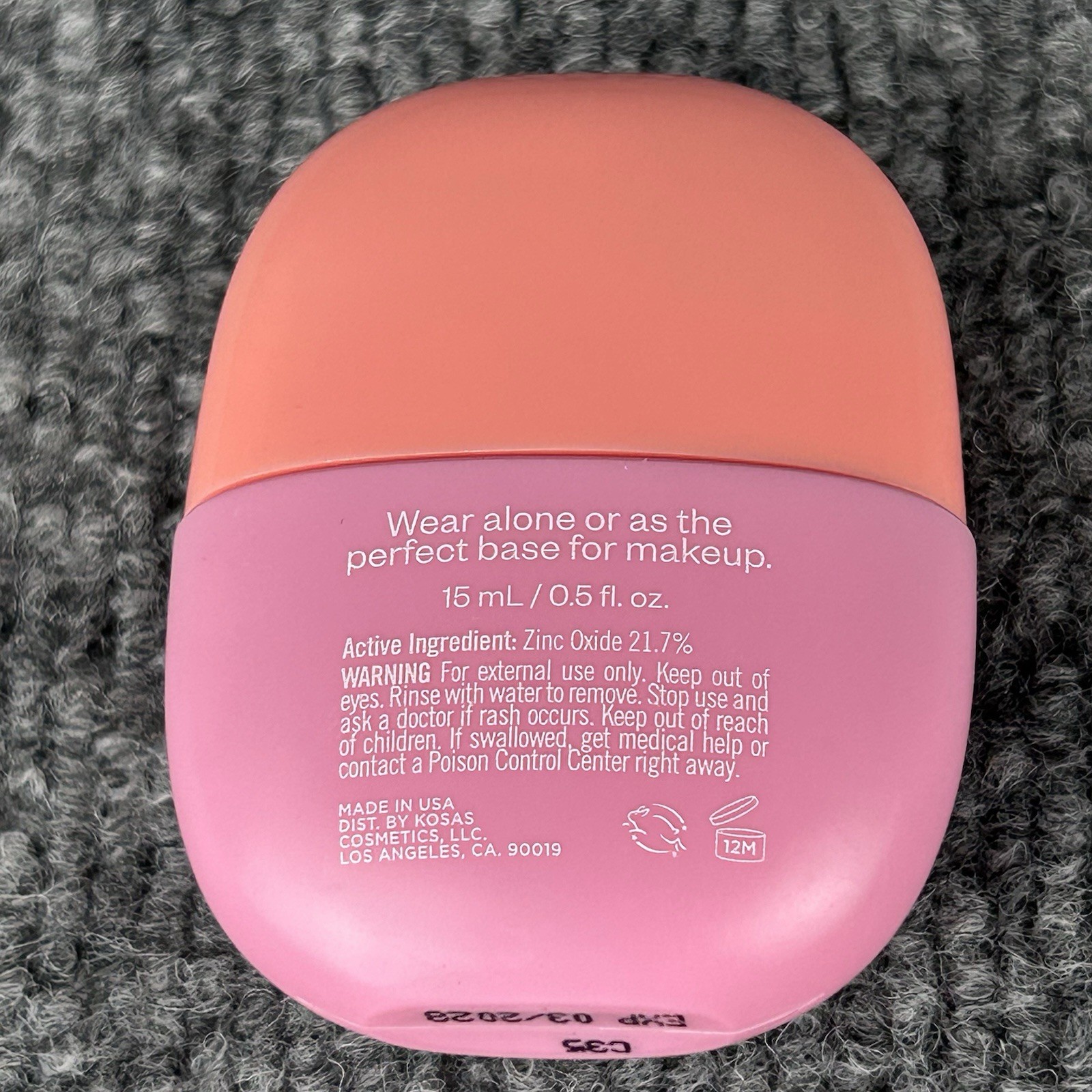 Kosas Dreambeam Silicone-Free Mineral Sunscreen SPF 40 15 ml Travel Sample Size