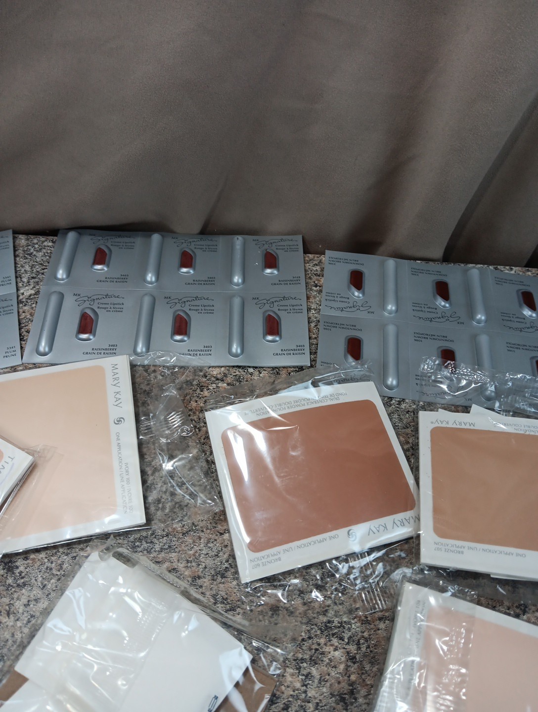 Large Lot Mary Kay Consultant Samples Lotions Lipstick Makeup