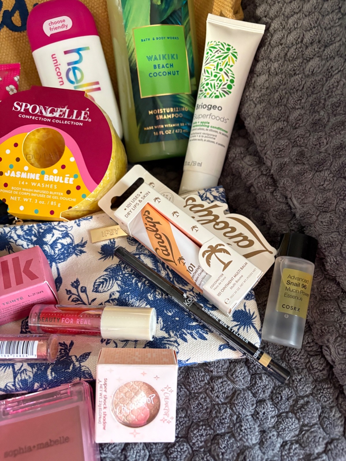 Huge Beauty lot! Sephora SOL Tula Fenty MILK Ipsy Spongelle B&BW MSRP$1000+🤩💕