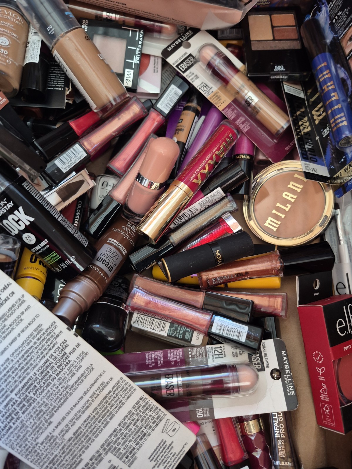 25 Piece Name Brand Mixed Makeup & Beauty Care Products Maybelline L’Oreal Etc