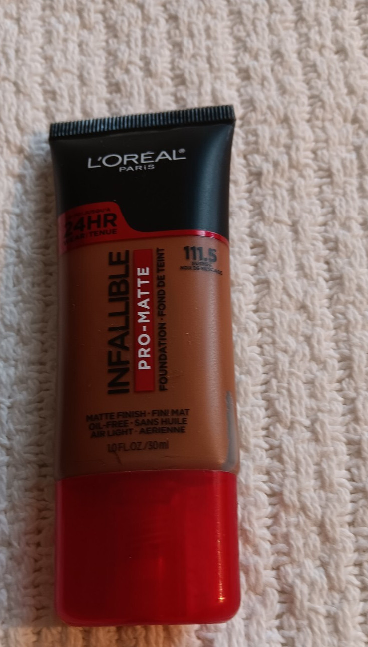 L’oreal Infallible Pro-Matte 111.5 Nutmeg Foundation 500 Dark Matte Bronzer Lot