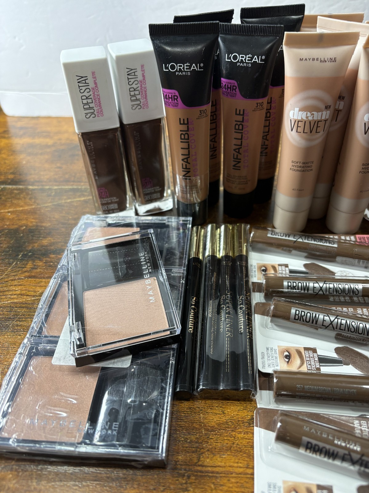 30 Pc Name Brand Mixed Makeup Wholesale Lot Maybelline N.Y.C. L’Oreal NYX Etc