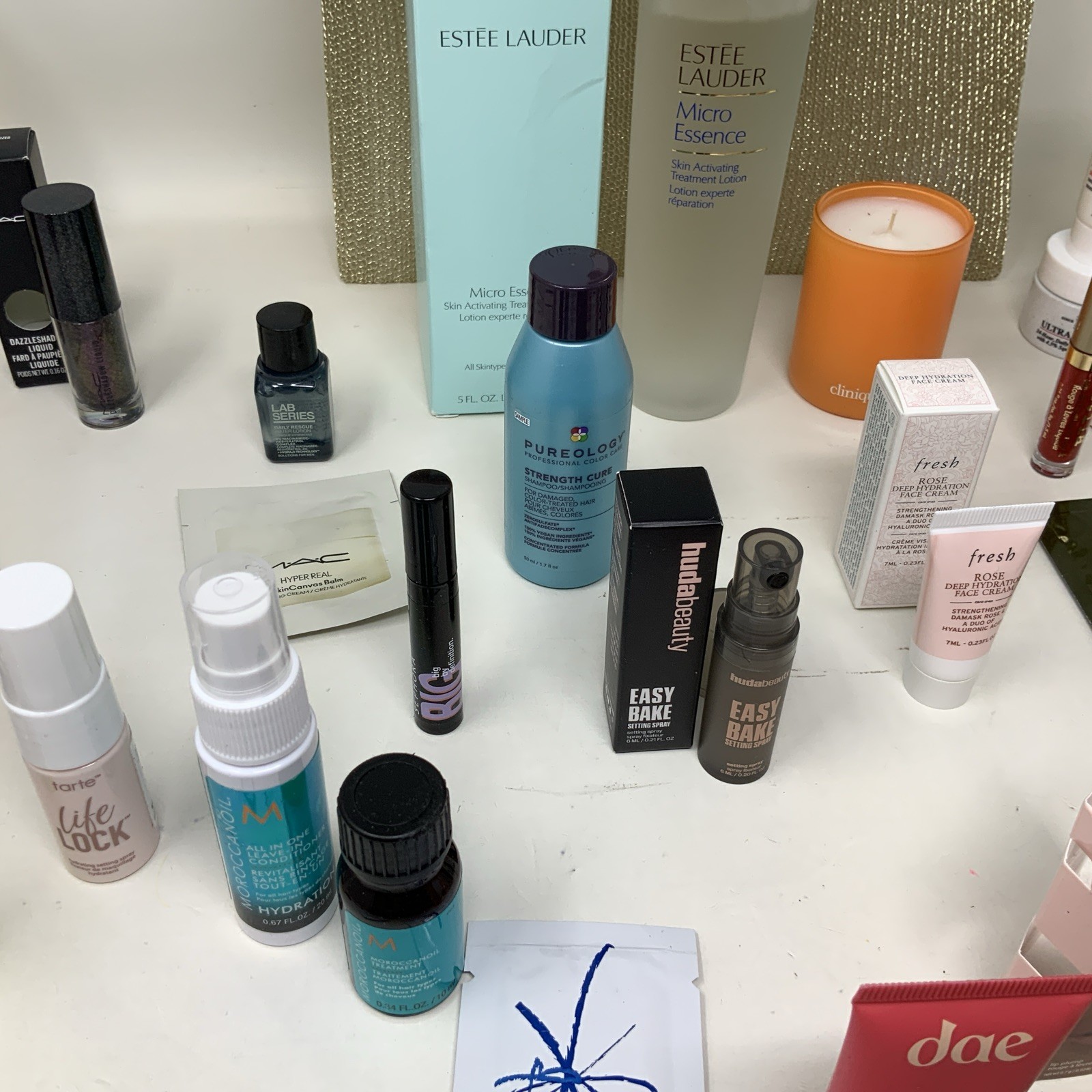 Huge Lot Of 58 Pieces M.A.C & Kielh’s Full, Travel & Sample Size