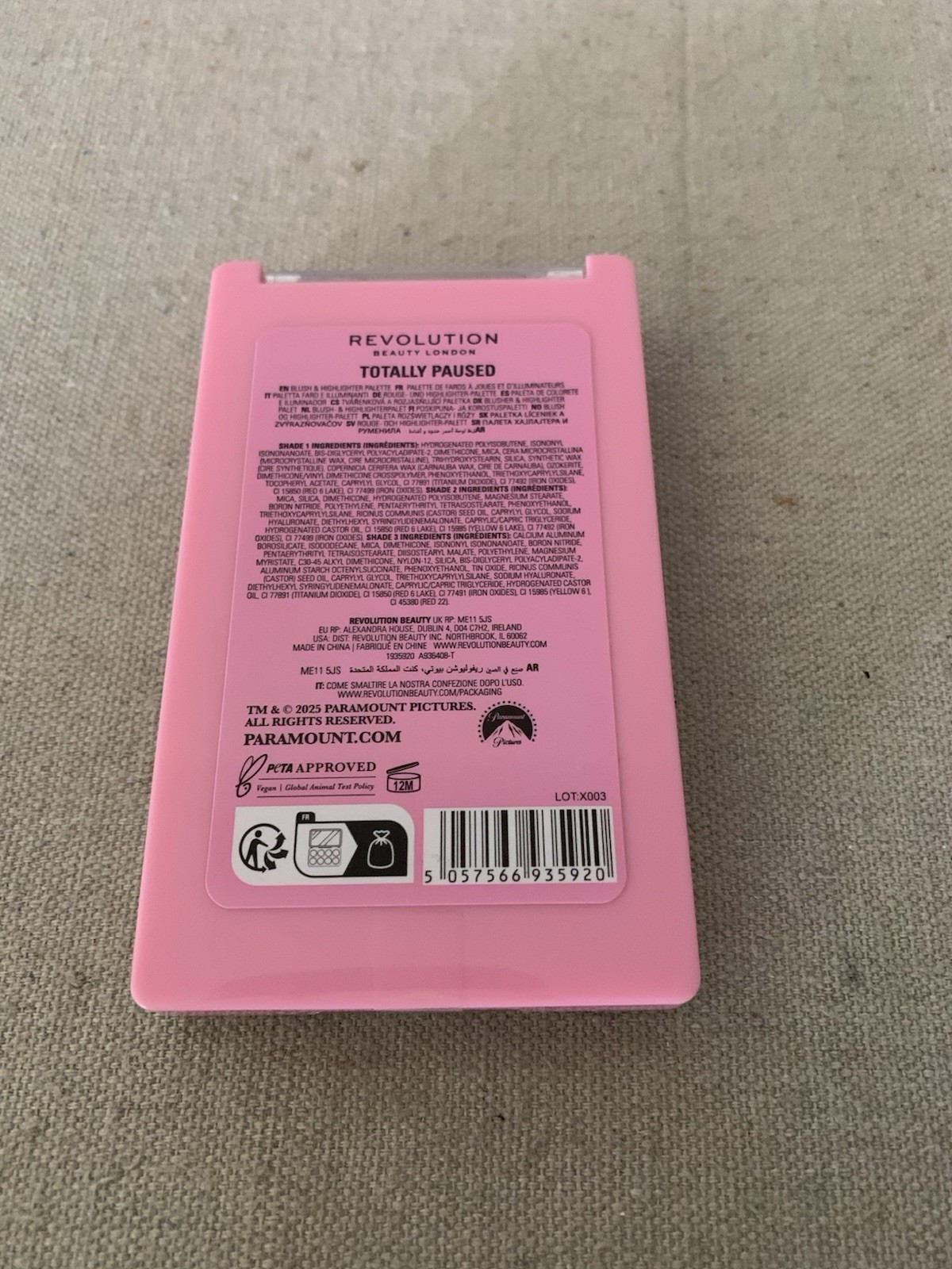 REVOLUTION X CLUELESS Movie 30th Anniversary Bag Set, Makeup & DVD New & Sealed!