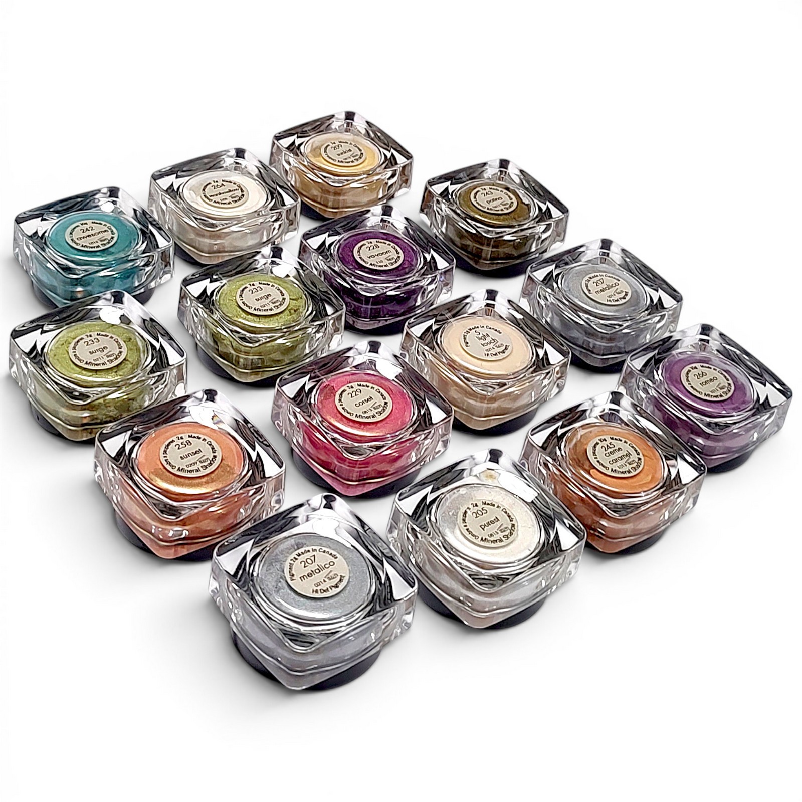 15pc Shimmer Eye Makeup Lot Salon Brands Athena’s Touch MBY $270- $315 Retail