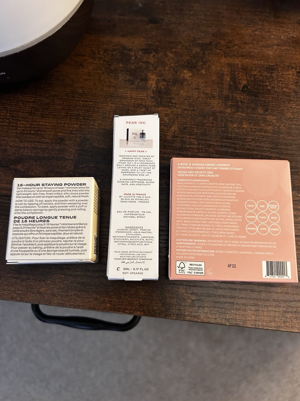 Setting Powder/Eyeshadow/Parfum