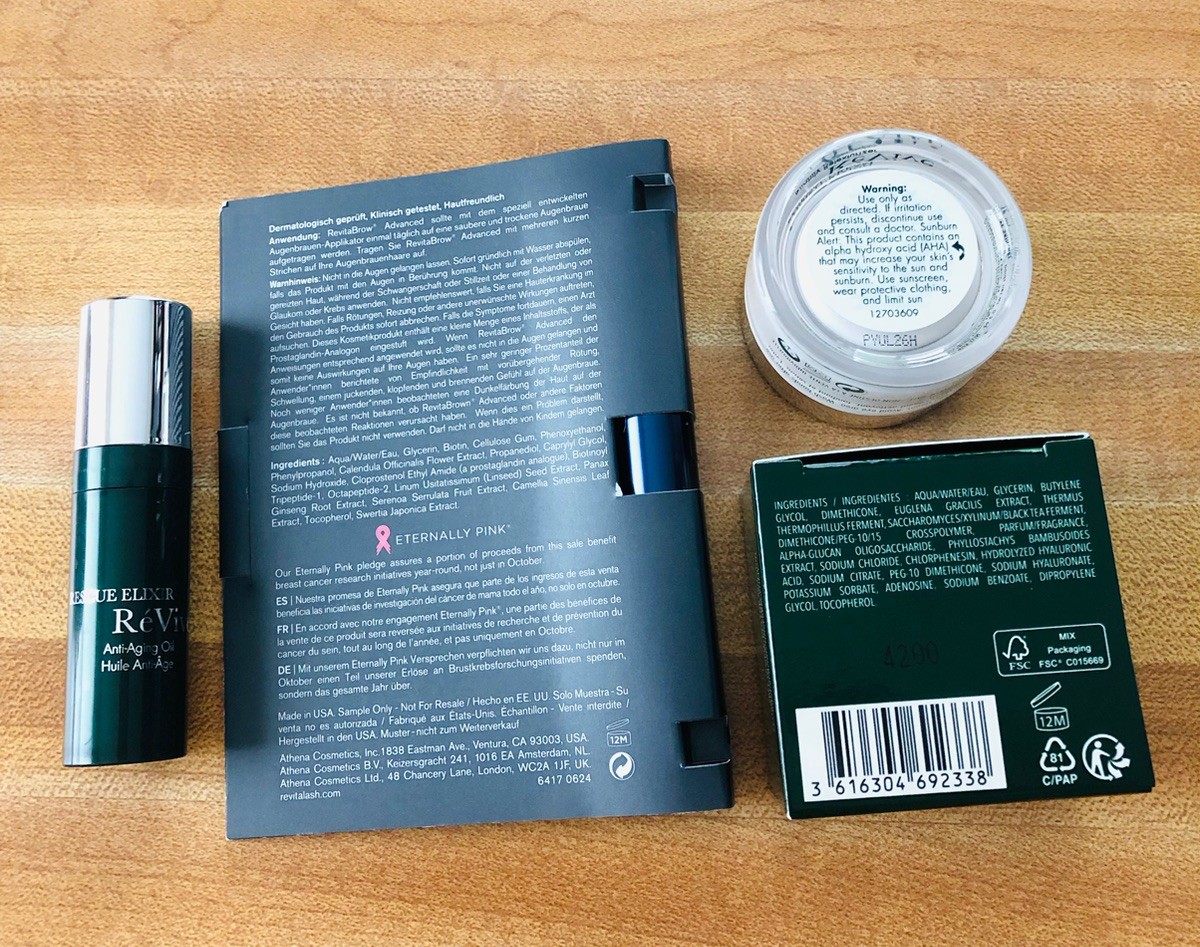 Luxury Skincare Samples Revive Renewal Cream Rescue Oil Orveda Mask RevitaBrow