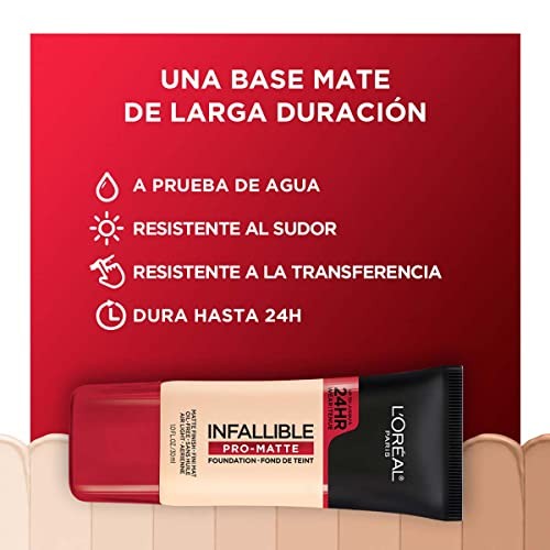 L’Oreal Paris Cosmetics Makeup Infallible 1 Fl Oz (Pack of 1) 102 Shell Beige