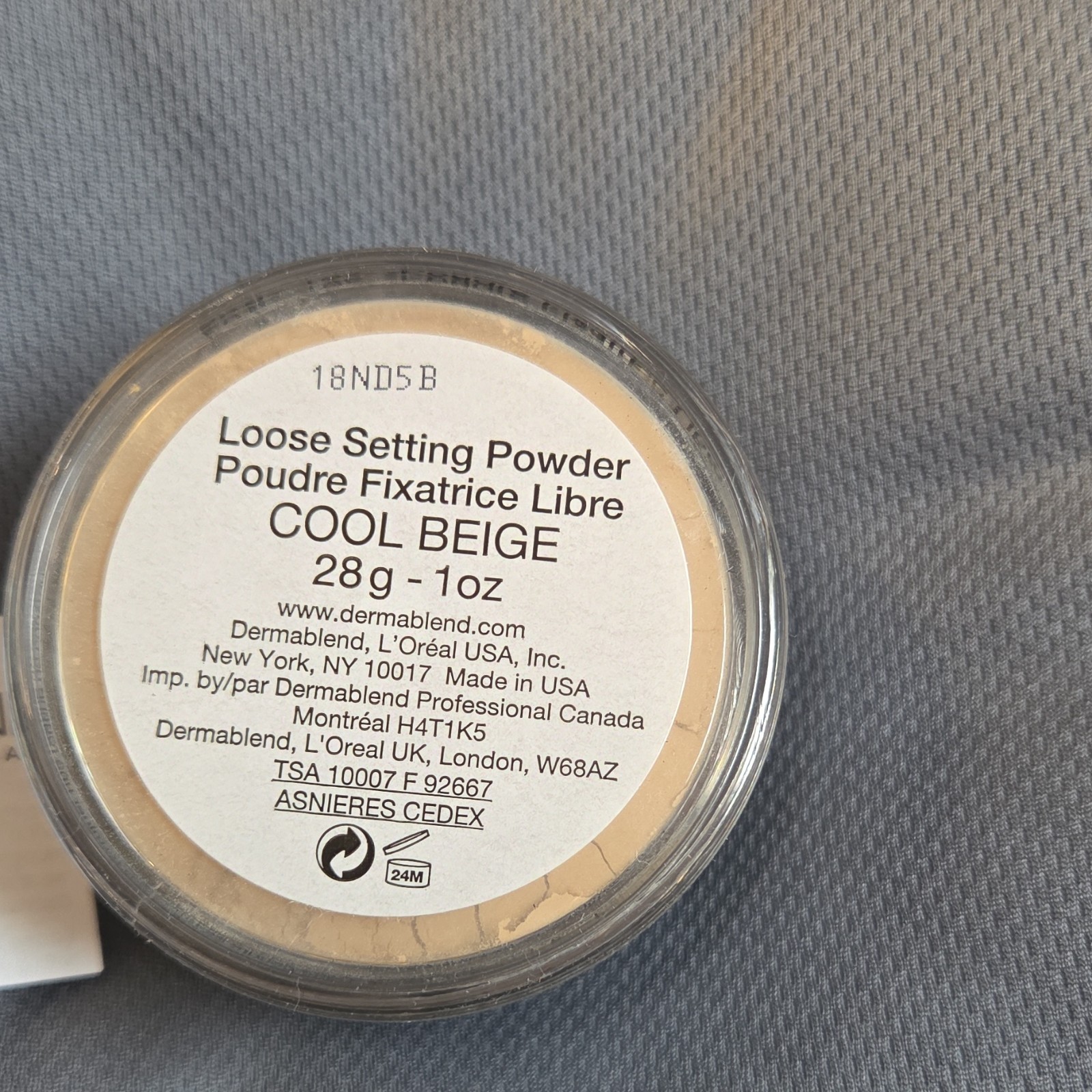 Dermablend Professional Loose Setting Powder – Cool Beige 1oz
