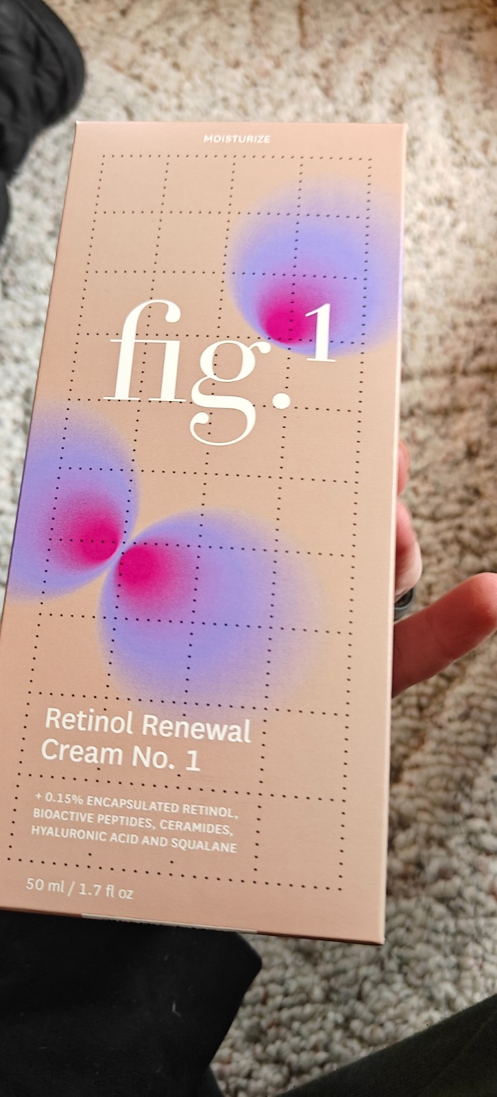 Fig.1 skincare product lot NEW retinol renewal cream niacinamide glycolytic glow