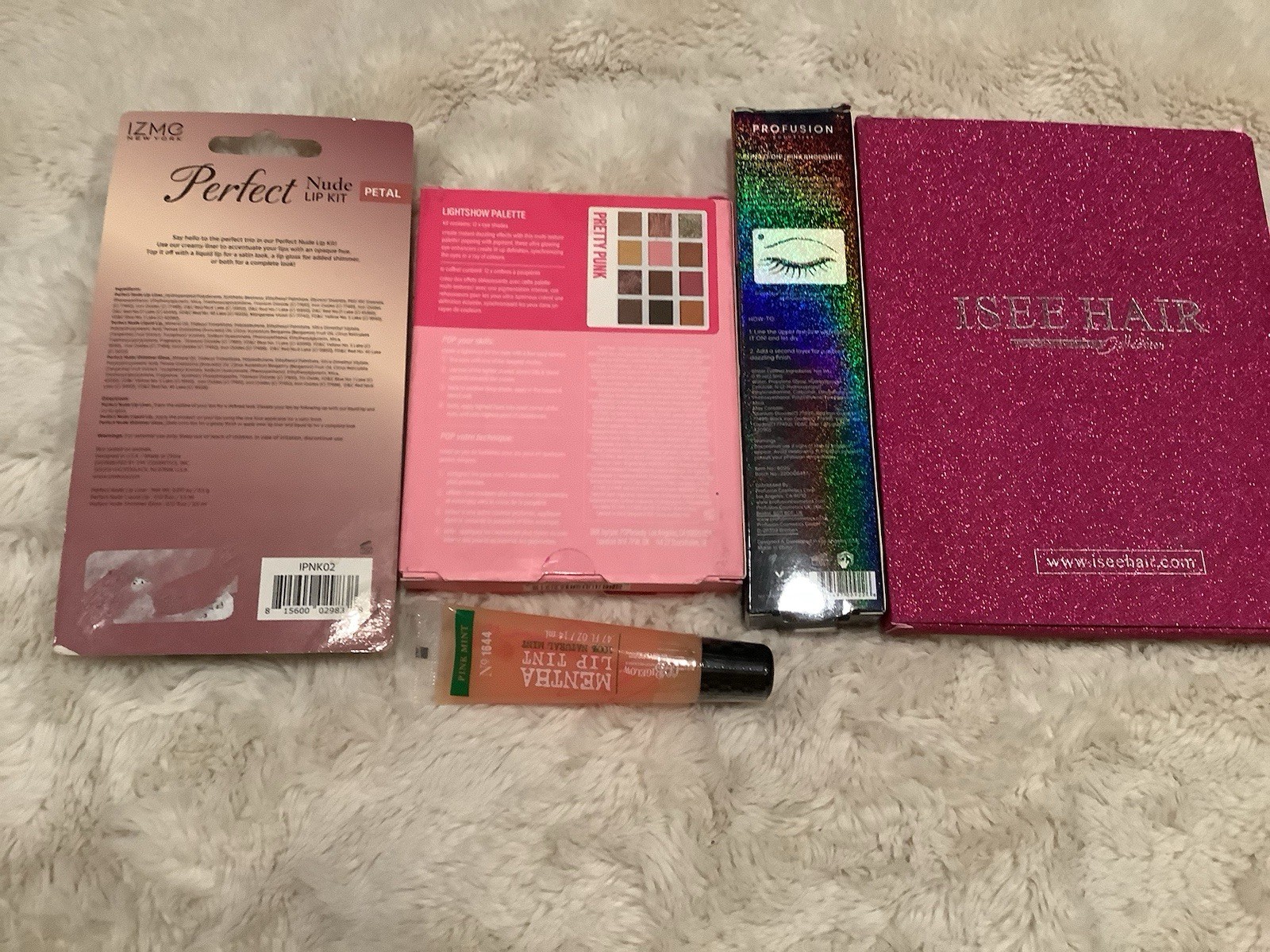 IZMO New York, POP Beauty, Profusion Makeup Lot Full Size Moisturizing