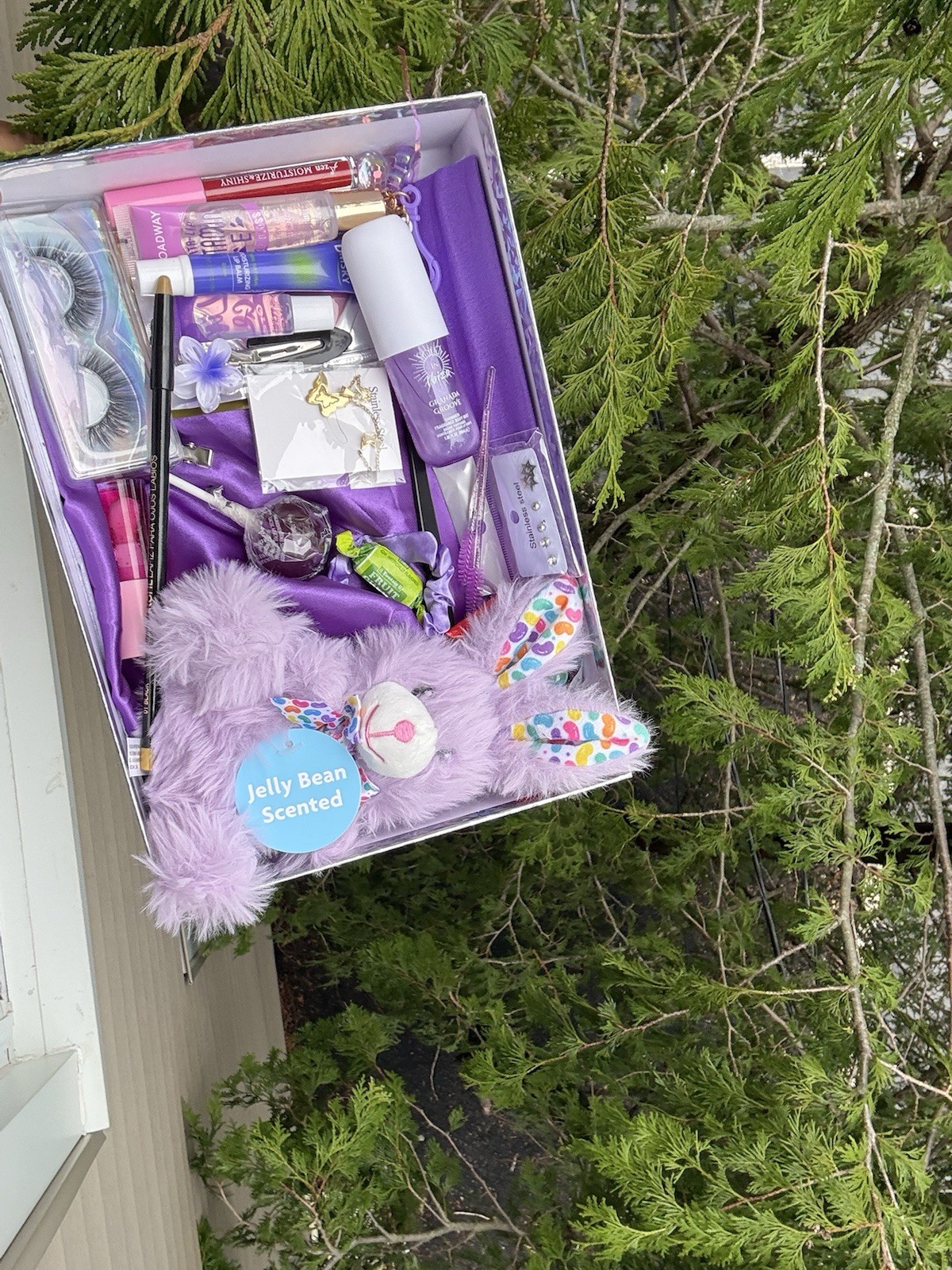 Broadway Mixed Makeup Lot False Eyelashes Lip Gloss Accessories Jelly Bean Plush